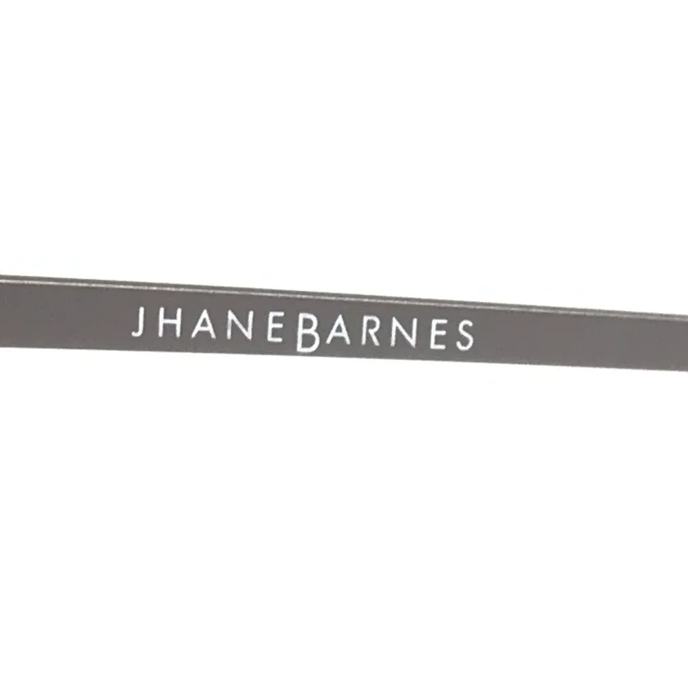 Jhane Barnes Eyeglasses Frames Adjugate BC Gray Burgundy Red Square 53-18-140 - Picture 10 of 11